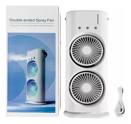 Ventilador Humidificador Portátil de Doble Pulverización LYEAA
