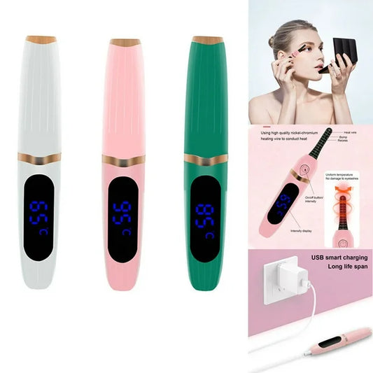 💖 Rizador de Pestañas Eléctrico con Calentamiento Rápido y Carga USB 💖(163636)