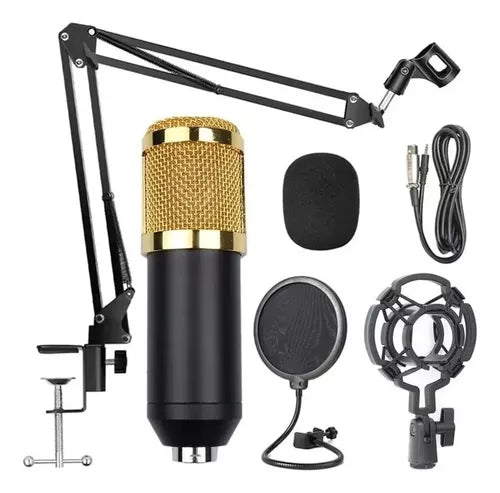 🎙️ Micrófono de Condensador Profesional – Sonido Impecable y Elegante 🎶Andowl MIC7 (1154320)