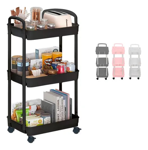 Carrito Auxiliar Organizador Multiusos 3 Niveles (1649220)