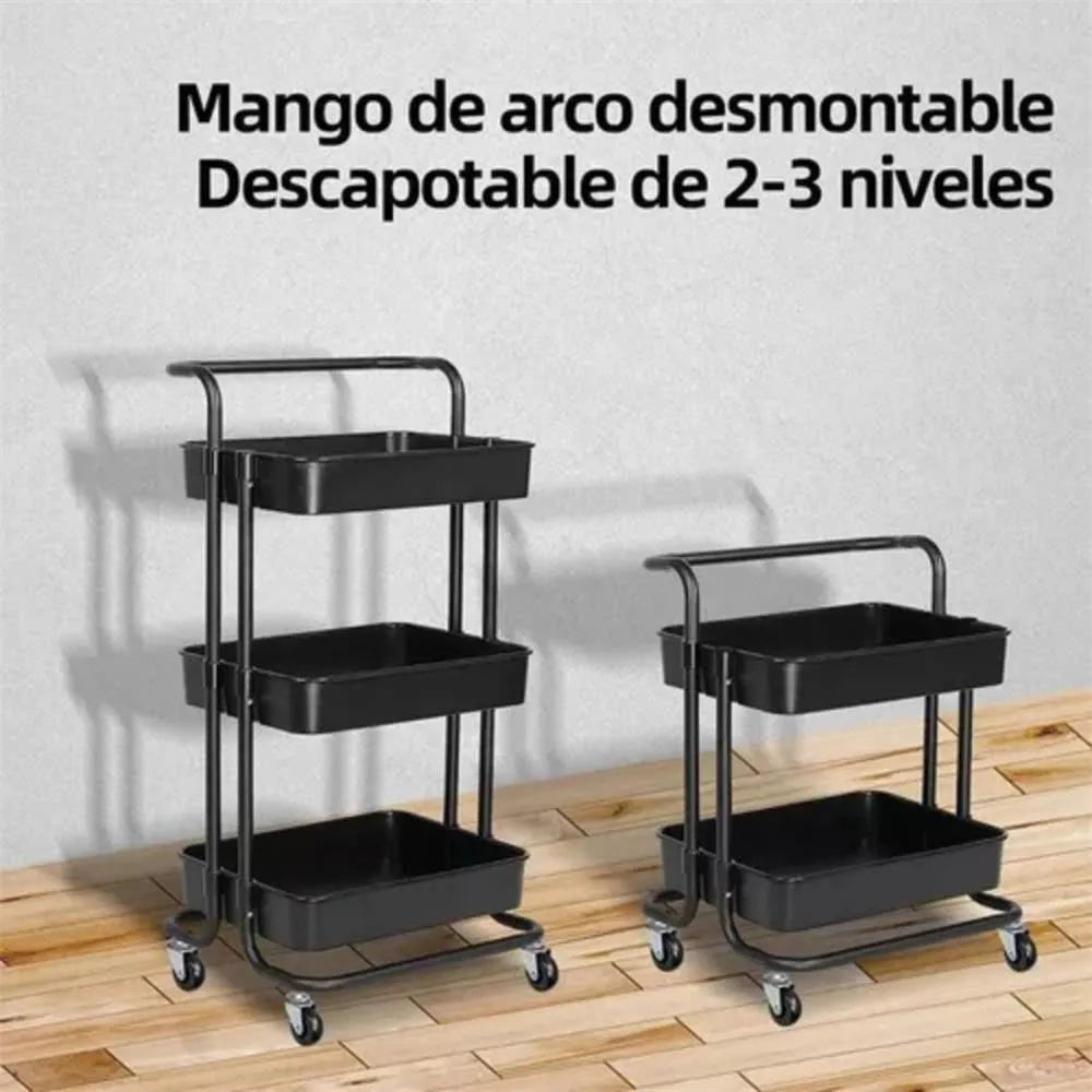 Carrito Auxiliar Organizador Multiusos 3 Niveles (1649220)