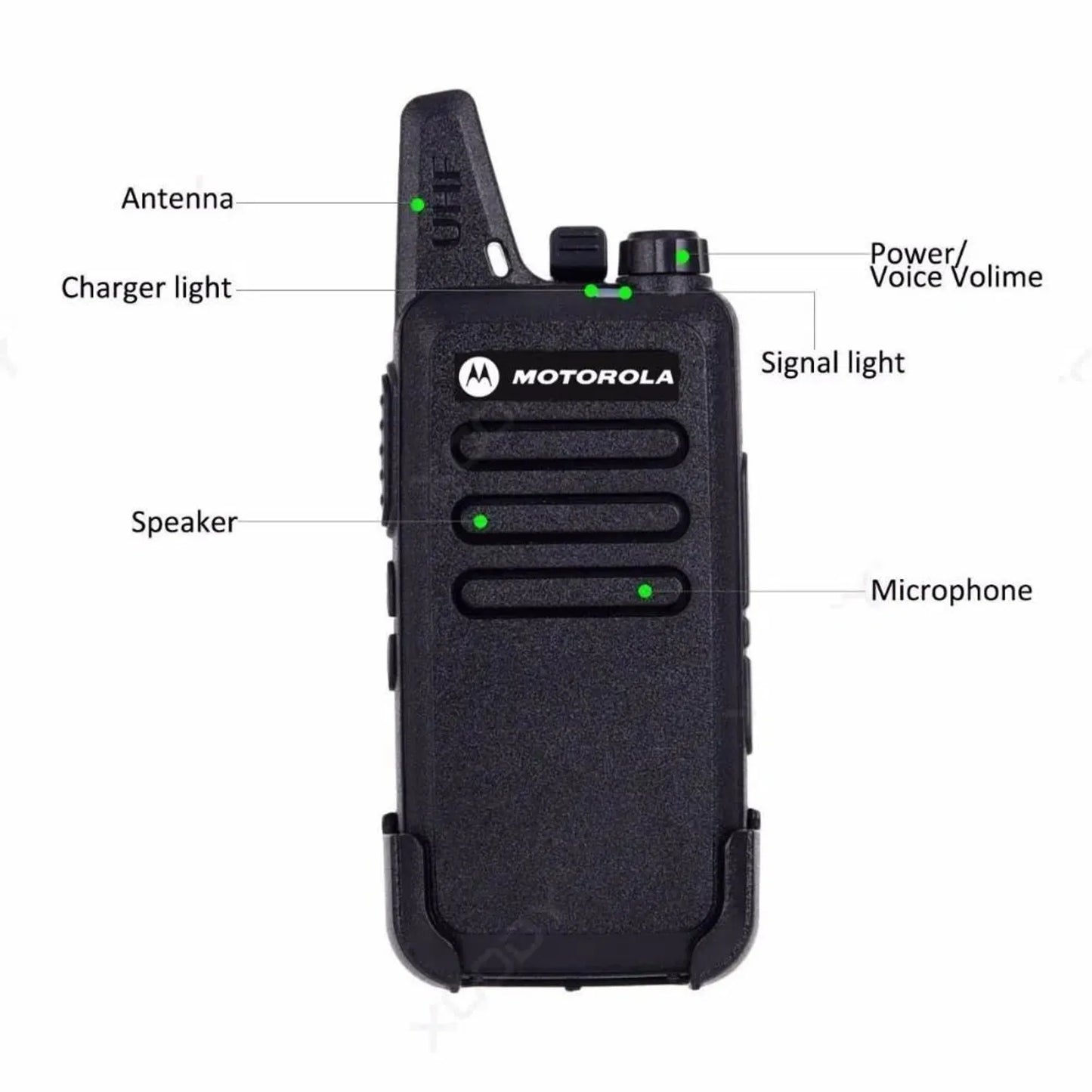 Radios Comunicador Motorola C1 Con Manos Libres (2 unidades) (717187)