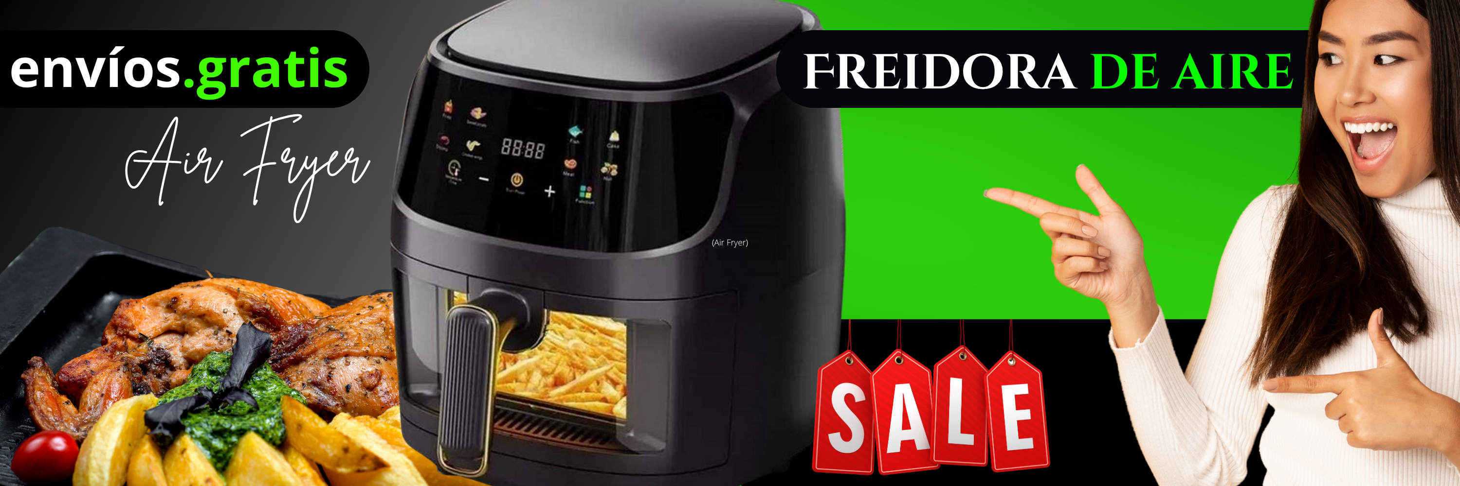 Freidora sin Aceite Nexora