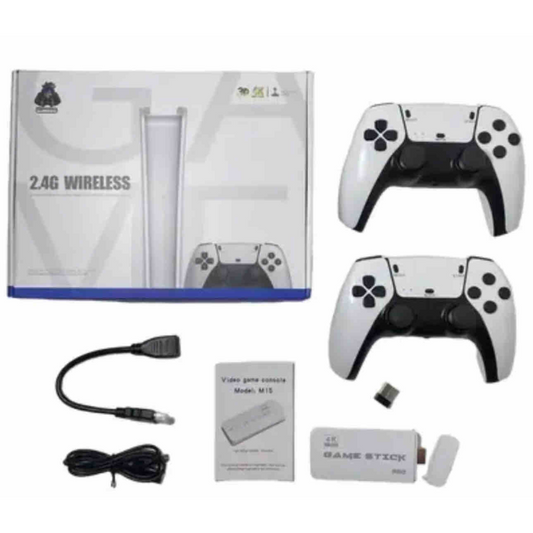 Consola Retro de Juegos con Controlador Inalámbrico poly 4g – ¡Diversión sin límites!