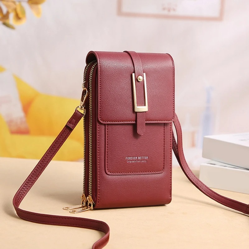 Bolso Transparente con Pantalla Táctil para Teléfono – Moda y Funcionalidad para Mujeres