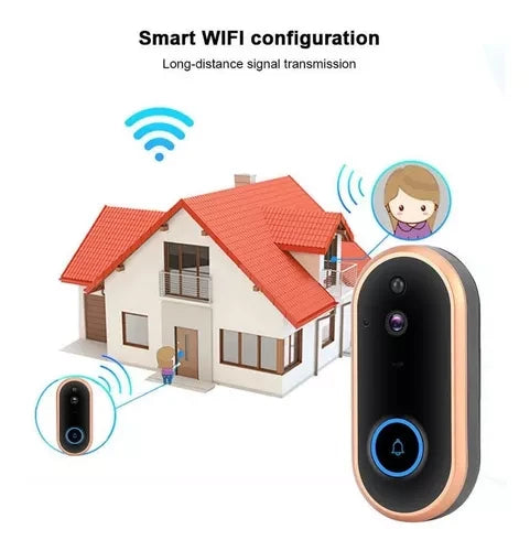 Timbre De Puerta Seguridad Wifi Micrófon (363950)