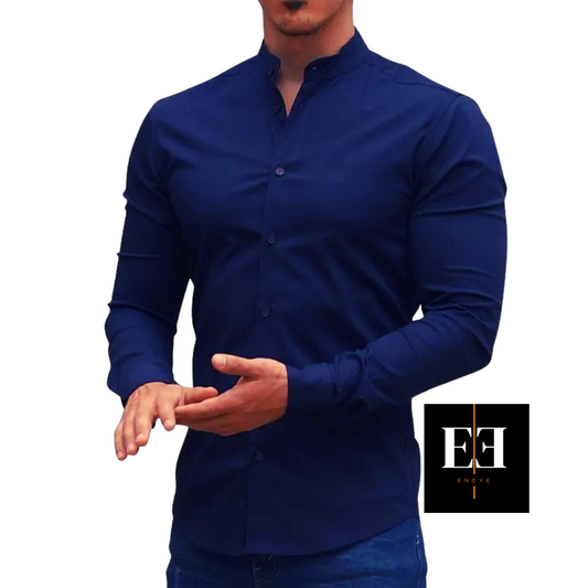 Camisas Slim Fit  Cuello  Mao (187786)