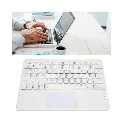 Teclado Inalámbrico Recargable con Diseño Ergonómico – Comodidad y Eficiencia en Cada Tecla ⌨🔋 (566073)