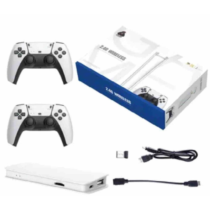 Consola Retro de Juegos con Controlador Inalámbrico poly 4g – ¡Diversión sin límites!
