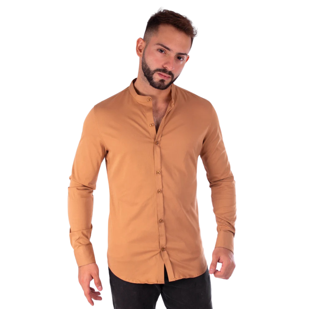 Camisas Slim Fit  Cuello  Mao (187786)