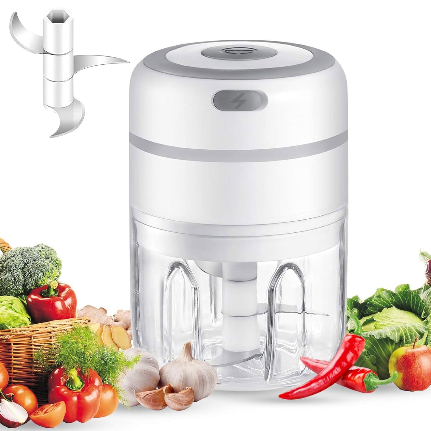 Mini Picador Procesador de Alimentos Portátil (215252)