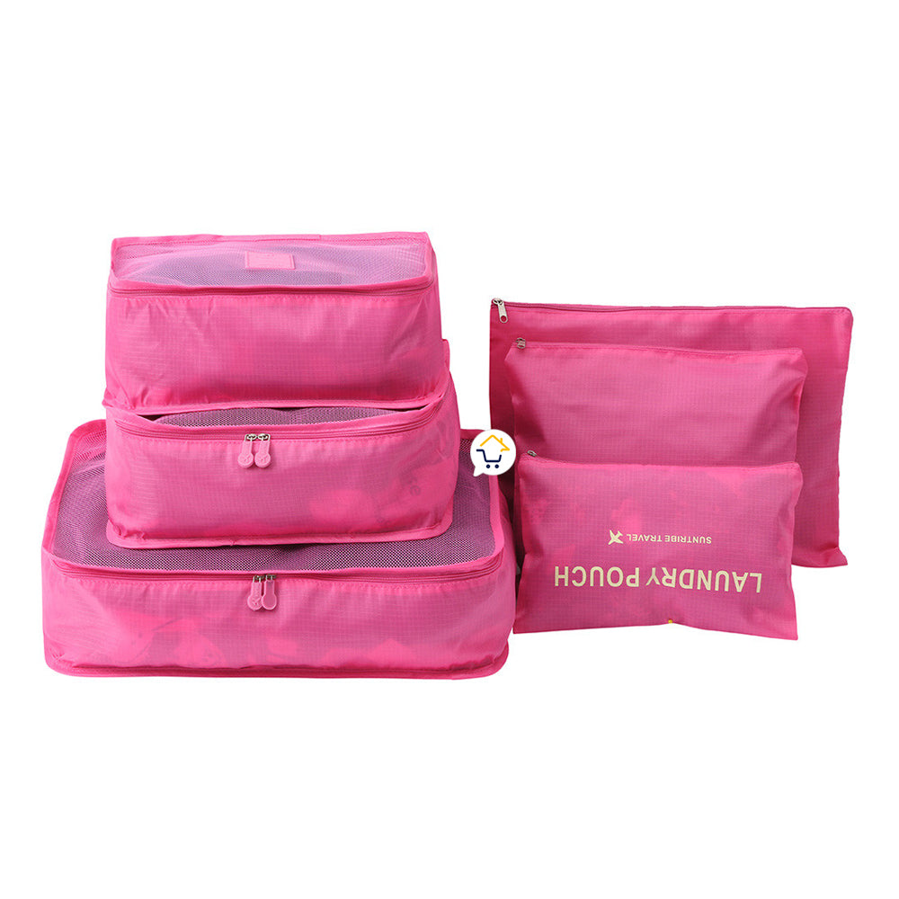 Combo de Bolsos Viajeros x6 + Organizador Zapatos x4 (627299)