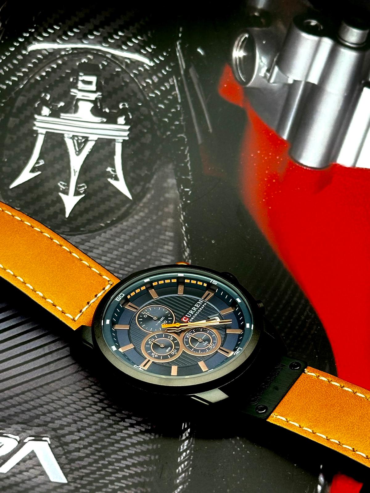 ✨ Reloj Curren 8291 Ocre – Elegancia y Funcionalidad en Cada Detalle ✨ (1080361)