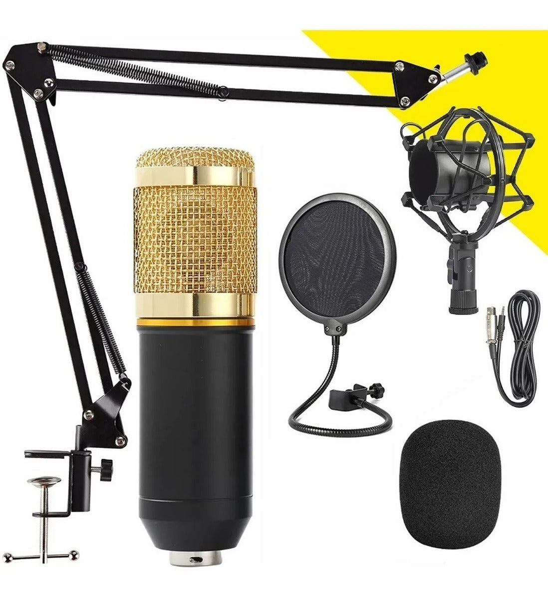 🎙️ Micrófono de Condensador Profesional – Sonido Impecable y Elegante 🎶Andowl MIC7 (1154320)