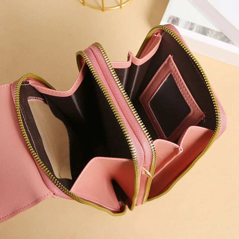 Bolso Transparente con Pantalla Táctil para Teléfono – Moda y Funcionalidad para Mujeres