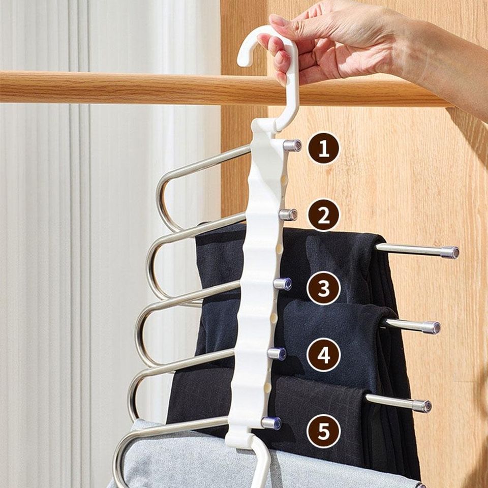 Organizador Perchero de Ropa Plegable x5 (815000749)