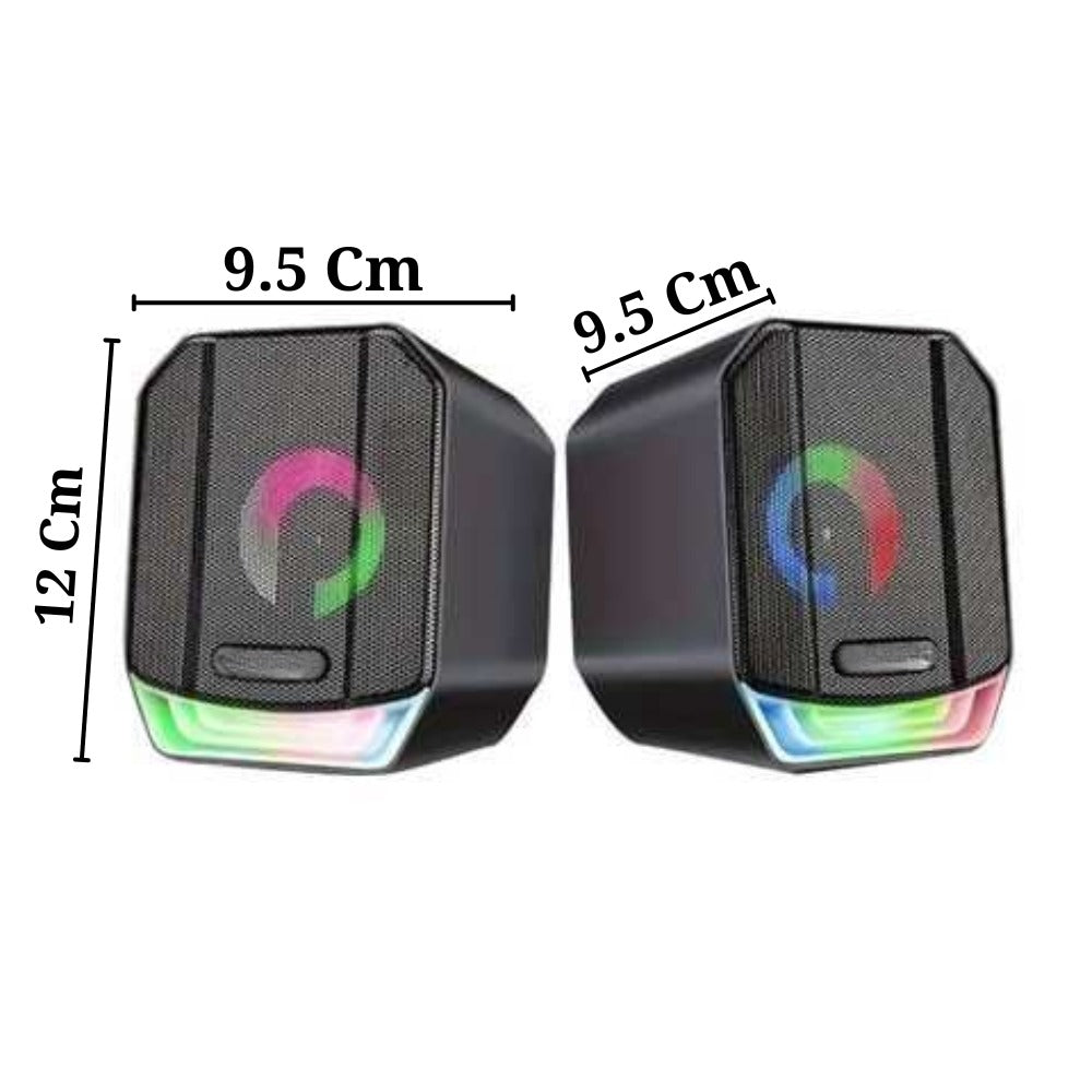🎵 Parlantes Compactos USB con Audio de Alta Calidad – Diseño Práctico y Funcional (1642444)