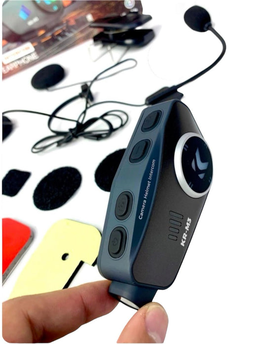 Intercomunicador de Alta Tecnología para Motociclistas con Camara Radio Kr M3 (1666081)