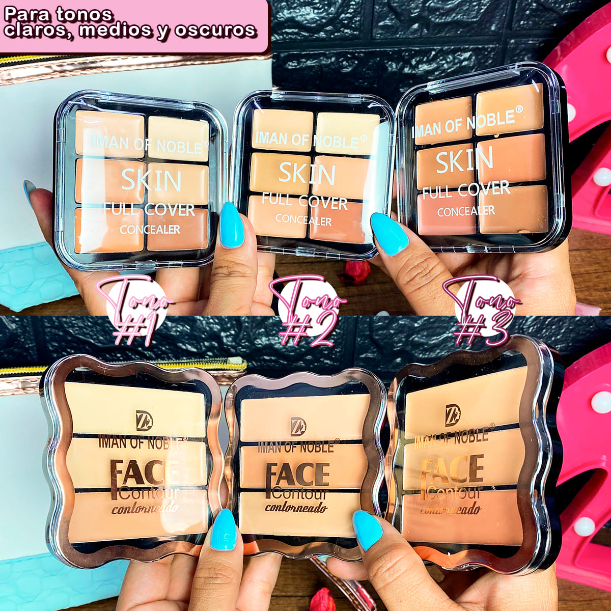 Kit Completo de Maquillaje Profesional (1924419)