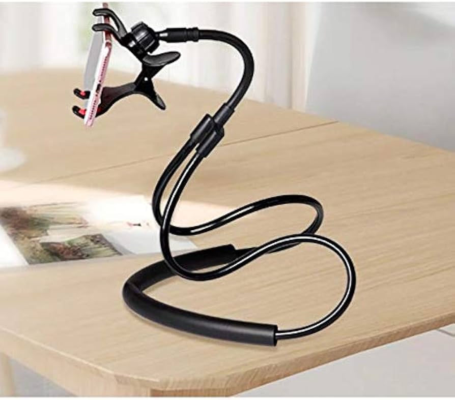 Soporte Flexible para Teléfono Móvil con Cabezal Giratorio 360° (1400026)