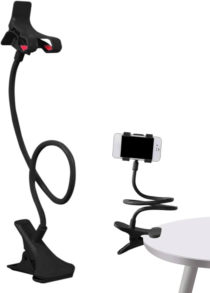 Soporte Flexible para Teléfono Móvil con Cabezal Giratorio 360° (1400026)