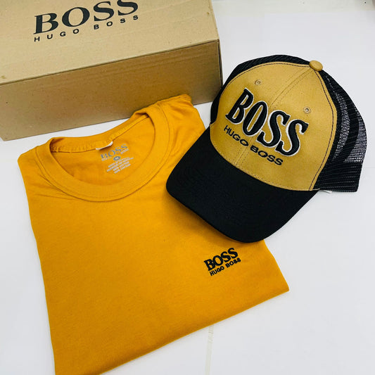 COMBO CAMISETA + GORRA HUGO BOSS