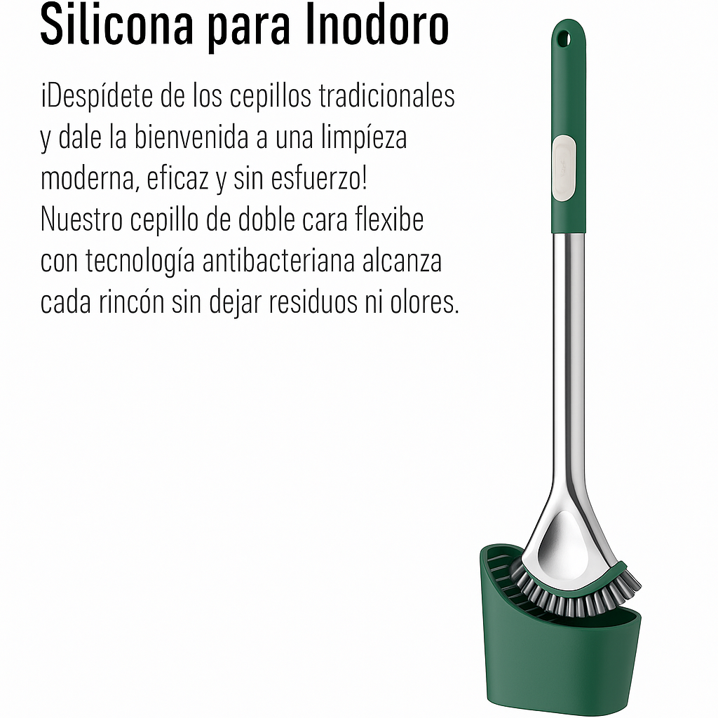 🚽 Cepillo de Silicona para Inodoro del baño (787955)