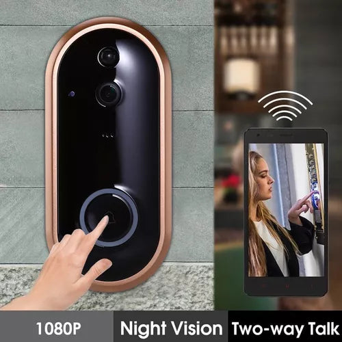 Timbre De Puerta Seguridad Wifi Micrófon (363950)