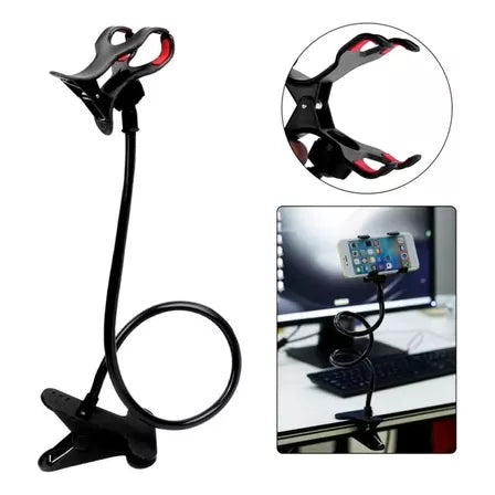 Soporte Flexible para Teléfono Móvil con Cabezal Giratorio 360° (1400026)