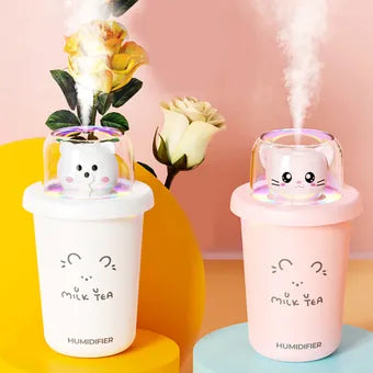 Humidificador Decorativo Gatito: Compacto, Portátil y Silencioso