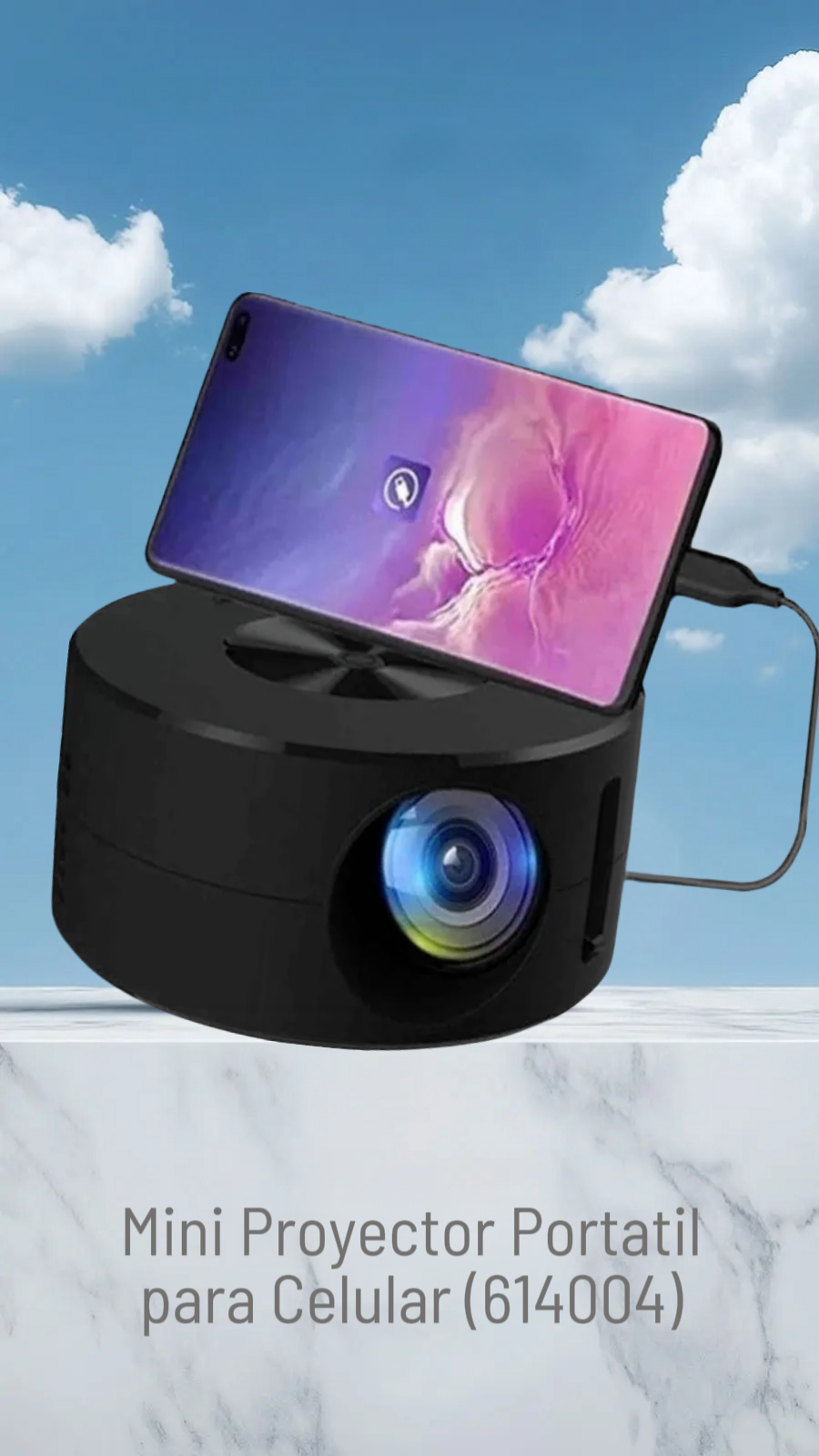 Mini Proyector Portatil para Celular (614004)